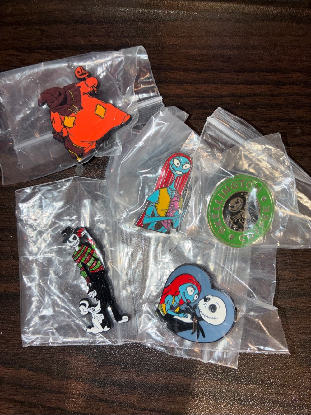 Disney Nightmare Before Christmas. Set of 5.